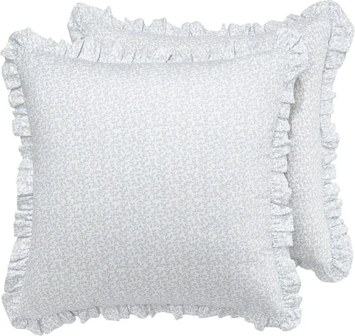 Miniatura 5 de Laura Ashley Home - Juego de funda de edredón tamaño individual, ropa de cama reversible de algodón con funda a juego, decoración ligera del hogar