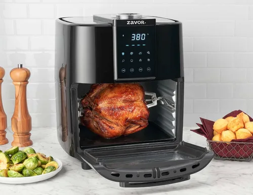 Miniatura 2 de Zavor Crunch - Combo de deshidratador de freidora de aire de 12 cuartos de galón con asador, horno tostador, parrilla, asador y horno de convección
