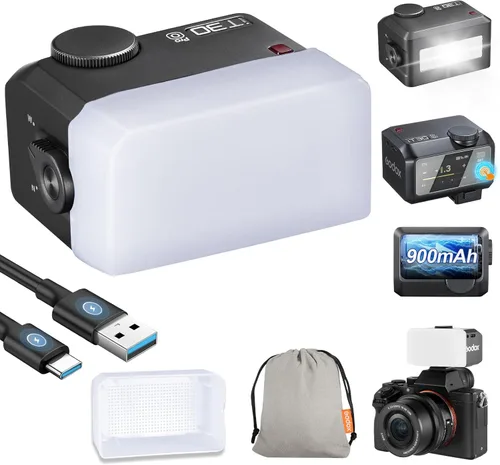 Miniatura 17 de GODOX IT30Pro S GN15 IT30 Pro S IT30ProS IT30Pro-S TTL Mini Kit de Flash para Sony con Difusor Blanco HSS 1/8000s Pantalla Táctil a Todo