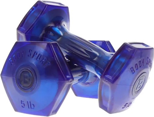 Miniatura 11 de Body Sport Par de mancuernas aeróbicas de uretano, pesas de mano de alta calidad con núcleo de acero sólido y revestimiento de gel ergonómico
