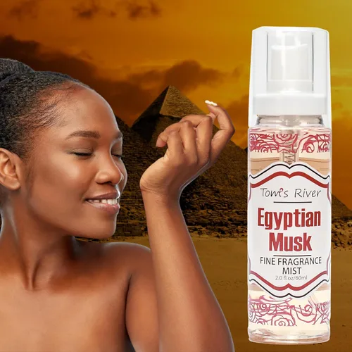 Miniatura 2 de Infinix Egyptian Musk - Niebla de fragancia fina, 2 onzas líquidas, spray corporal para mujeres, perfume suave y duradero para hombres y mujeres