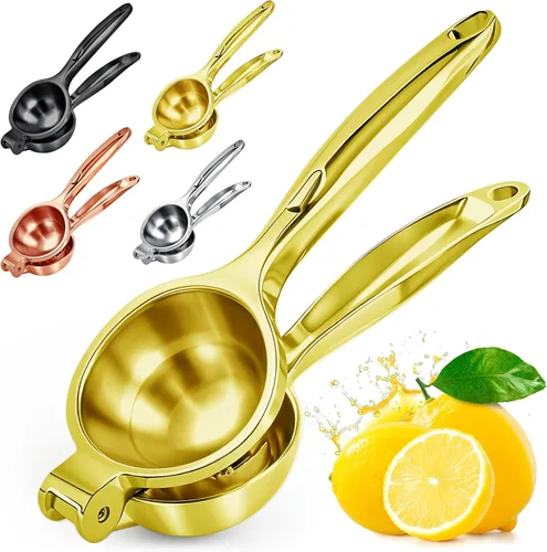 Miniatura 14 de Lemon Squeezer Large, Lemon Squeezer Juicer Stainless Steel, Heavy Duty Manual Citrus Juicer Hand Press, Kitchen Tools Lime Squeezer Bar Tool, Easy
