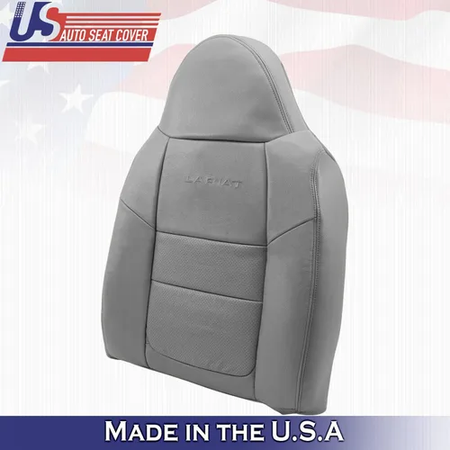 Miniatura 5 de 2001 para Ford F250 F350 Lariat Driver Top & Bottom Perforado Cuero Cubre Gris