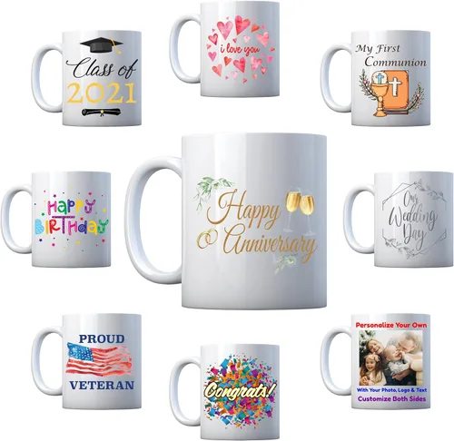 Miniatura 5 de PersonalizationStreet - First Communion - Tazas con fotos personalizadas, personaliza nuestros diseños o crea tu propia taza personalizada, añade