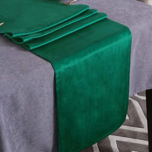 Miniatura 17 de Camino de mesa dorado de primavera brillante de lino sintético con borlas de 14 x 51 pulgadas, bufanda de tocador, camino de mesa de graduación