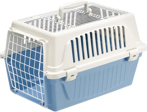 Miniatura 7 de Transportador de mascotas Atlas Transportador pequeño para perros y gatos con acceso por puerta superior y frontal Púrpura