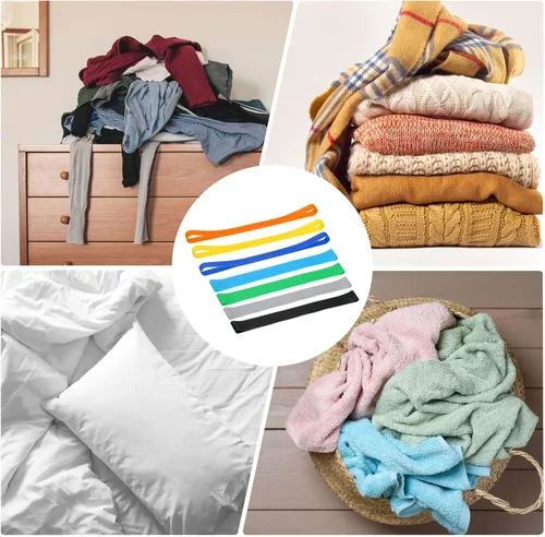 Miniatura 7 de uxcell Paquete de 4 bandas de toalla de goma para sillas de crucero, piscina, viajes, vacaciones en la playa, mejores alternativas para clips