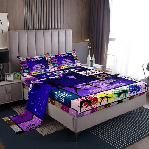 Miniatura 20 de Manfei Honeycomb - Juego de sábanas con diseño de mando de videojuegos tamaño Twin, juego de ropa de cama geométrica azul con controlador