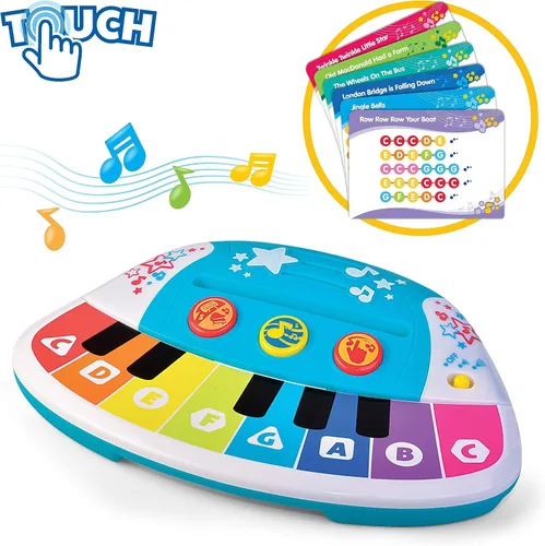 Miniatura 4 de HAP-P-KID Piano mágico para bebé, juguete musical para niños, instrumento musical con sensor táctil, interruptor entre el xilófono, niños juegan