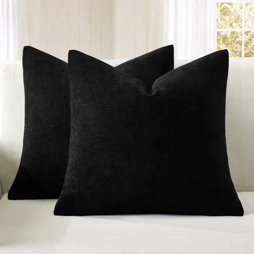 Miniatura 16 de MIULEE Juego de 2 fundas de almohada cuadradas decorativas de felpilla suave de 20 x 20 pulgadas para sofá, sala de estar y cama de color verde oliva