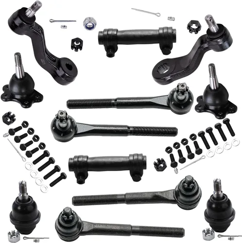 Miniatura 218 de Detroit Axle – Kit de suspensión delantera para Hyundai 2013-2018 Santa Fe 2 enlaces de barra de estabilizador 4 varillas de amarre interiores