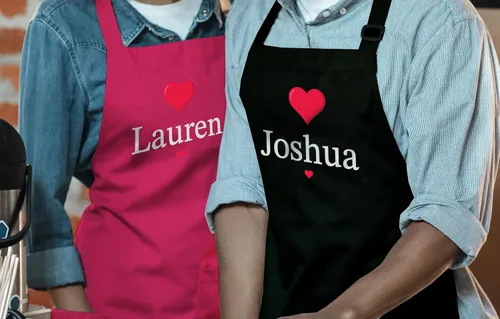 Miniatura 6 de 7th Hill Delantales personalizados para mujeres y hombres, delantal de chef personalizado, delantal de cocina personalizado con bolsillos
