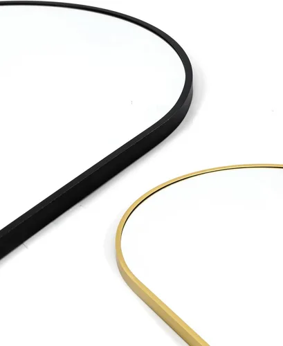 Miniatura 5 de NEARBYSD Espejo de Arco de Puerta - Sobre la Puerta 48x14 Espejo de Cuerpo Entero Para Dormitorio, Sala de Estar o Closet - Negro
