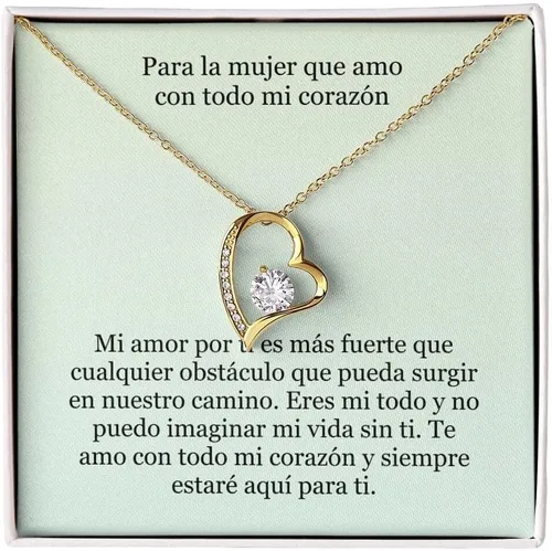 Miniatura 4 de Collar Amor por Siempre - for Ever Love- para la Mujer que amo con todo mi corazón