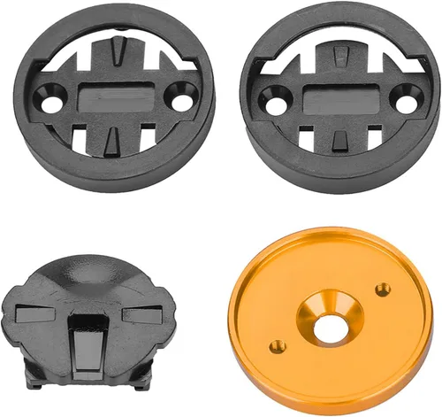 Miniatura 4 de Soporte para computadora para bicicleta de carretera, cubierta superior para bicicleta, cronómetro, GPS, soporte para velocímetro (dorado) Bryton