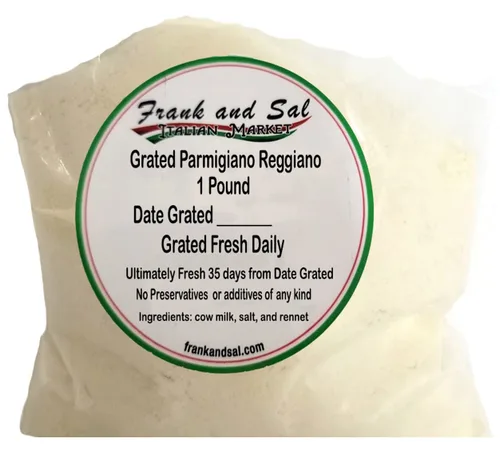 Parmigiano Reggiano - Queso Rallado - 1 Libra Molida Fresca Diaria.