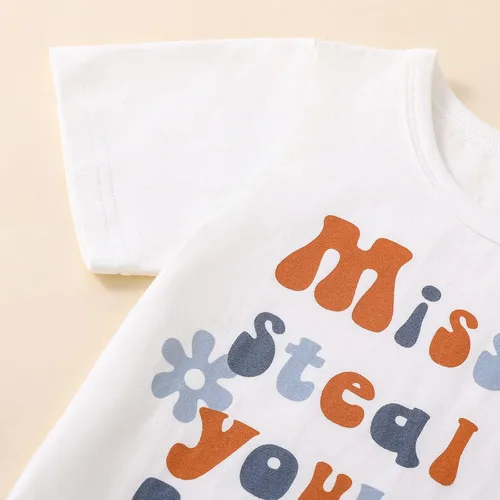 Miniatura 48 de Eadrioss Ropa para bebé niña pequeña, traje de campana de manga corta, camisa de flores para niños, pantalones florales acampanados, ropa de verano