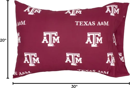 Miniatura 10 de College Covers Everything Comfy Texas A&M Aggies - Par de fundas de almohada, estándar, 20 x 30 pulgadas, incluye 2 fundas de almohada