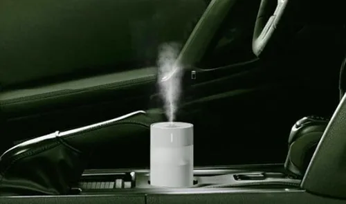 Miniatura 6 de Mini humidificador portátil, fuente de alimentación USB, perfecto para dormitorio, oficina y coche (8.8 fl oz, blanco)