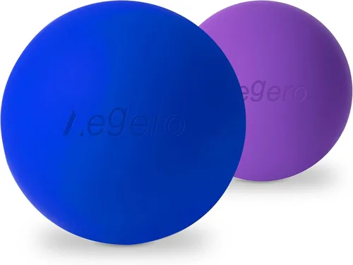 Pelotas de lacrosse de masaje para liberación miofascial, masaje de tejido profundo de yoga, terapia de puntos de activación y fascitis plantar de