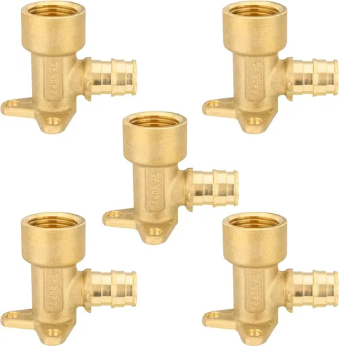 Miniatura 17 de HeSun Paquete de 10 accesorios Pex A, codo de oreja de expansión de 1/2 pulgada, rosca NPT hembra de 1/2 pulgada x expansión Pex A de 1/2 pulgada