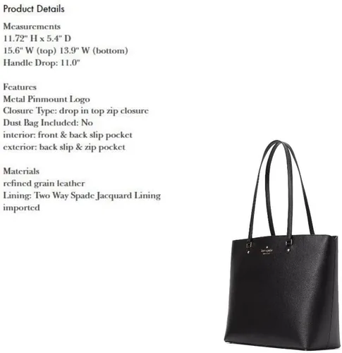 Miniatura 4 de Kate Spade - Bolso de mano para mujer, colección perfecta, bolso grande