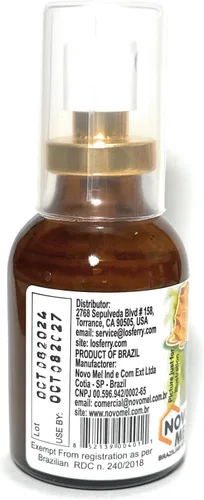 Miniatura 3 de Spray oral brasileño de propóleo de abeja verde y miel de bosque lluvioso, paquete de 2 botellas