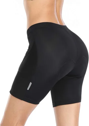 Miniatura 2 de Santic Women's Bike Shorts with Padded Cycling Quick Dry Breathable Side Pockets