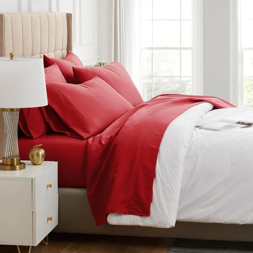 Miniatura 13 de Southshore Fine Linens®, juego de ropa de cama con bolsillo profundo, Microfibra, Negro, gemelo