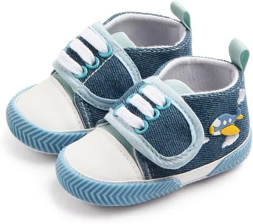 Miniatura 5 de OAISNIT - Zapatos de lona para bebé, zapatillas de deporte para niños y niñas suaves y antideslizantes para cuna