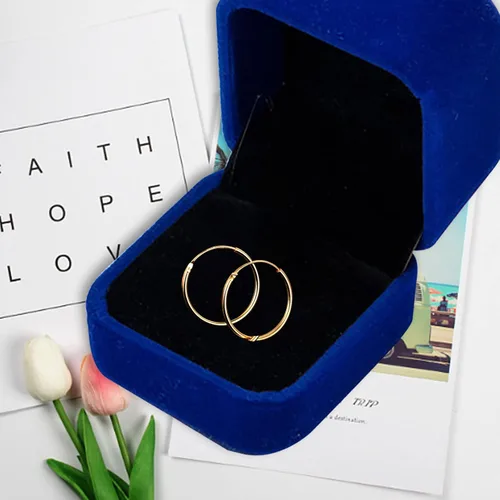 Miniatura 6 de Aretes de aro pequeños con relleno de oro de 18 quilates para mujeres y hombres, aretes de aro de tubo sin fin, ligeros y pequeños hechos a mano