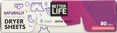 Miniatura 8 de Better Life Hojas para secadora, pomelo lavanda, 80 unidades, 2422