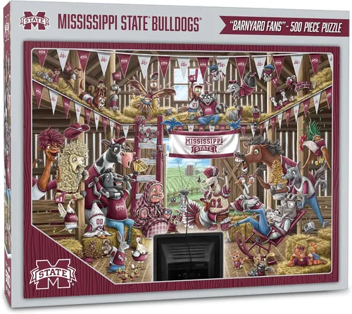 Miniatura 37 de YouTheFan NCAA Barnyard Fans - Rompecabezas de 500 piezas