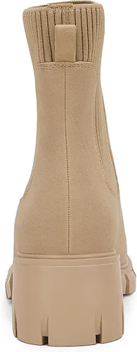 Miniatura 4 de Botines Chelsea con suela de plataforma para mujer botines de combate elásticos con tacón grueso
