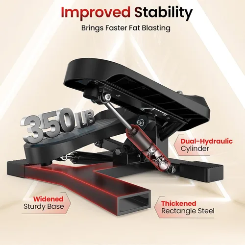 Miniatura 3 de FLYBIRD Home Gym Stair Stepper – Compact Cardio & Lower‑Body Workout Machine, Supports Up to 350 LBS, Targets Legs, Hips & Glutes, Ideal Fitness