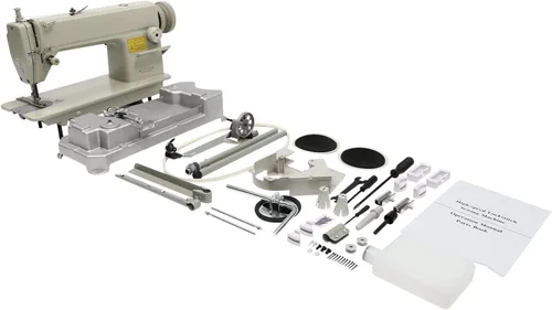 Miniatura 3 de Máquina de coser, máquina de coser industrial de puntada de cerradura, máquina de coser de cuero de alta velocidad de puntada recta, herramienta