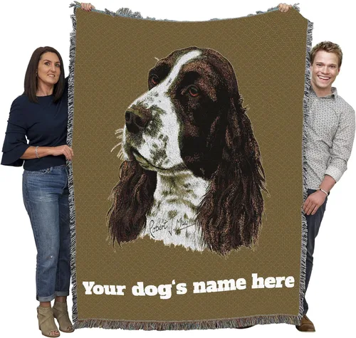 Miniatura 24 de Pure Country Weavers Manta con diseño de Springer Spaniel inglés "I Love My English Springer Spaniel", regalo para los amantes de los perros, manta