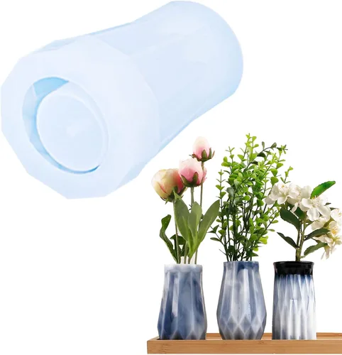 Miniatura 10 de Cayway Moldes de silicona para florero, moldes de resina para florero, moldes de silicona para preservación de flores, manualidades 3D hechas a mano