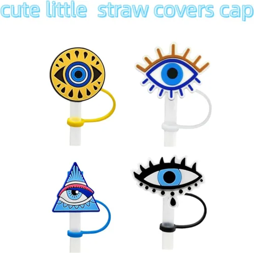 Miniatura 4 de Cubiertas de pajita de 8 mm para vaso Stanley, tapa de bebida reutilizable, protector a prueba de salpicaduras, tapa protectora para accesorios