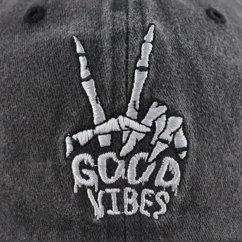 Miniatura 4 de Skeleton Hand Hat for Men Women, Funny Adjustable Cottom Embroidered Skull Finger Baseball Cap