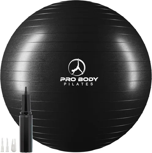Miniatura 16 de ProBody Pilates Pelota de Ejercicio - Bola de Balance de Varios Tamaños de Grado de Gimnasio para Fitness, Yoga, Entrenamiento, Embarazo y Terapia