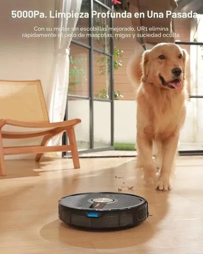 Miniatura 2 de Robot aspirador y trapeador combinado, aspiradora robótica de 5000 Pa, robot de vacío de 180 minutos de funcionamiento con control