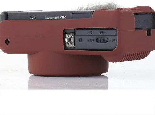Miniatura 4 de Pocoukate Funda para cámara Sony ZV-1, ZV1, funda para cámara digital, antiarañazos, ajuste delgado, suave, con protector de pantalla para Sony ZV-1