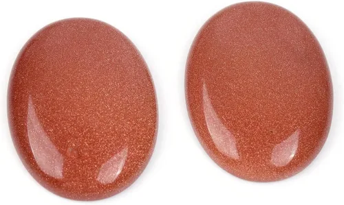 Miniatura 36 de GEM-Inside - Cuentas ovaladas sueltas de amatista, cabujón, cuentas naturales para joyería y anillos, colgantes, 0.236 x 0.315 pulgadas, 5