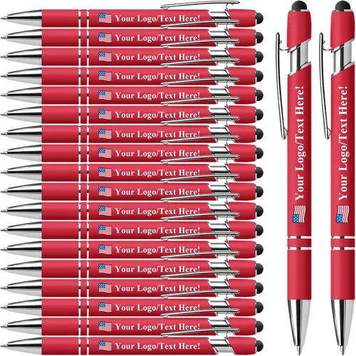 Miniatura 35 de Bolígrafos personalizados con lápiz capacitivo, bolígrafos personalizados impresos con tu logotipo o mensaje, ideales para regalos, promociones