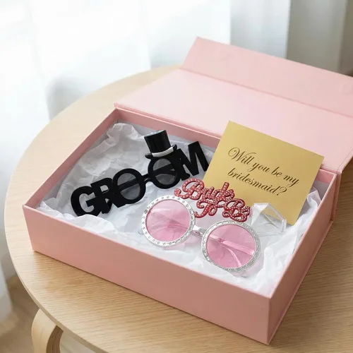 Miniatura 3 de NUOBESTY 2 lentes de sol para novia y novio, anteojos decorativos para fiesta de boda, accesorios ligeros para despedida de soltero y despedida