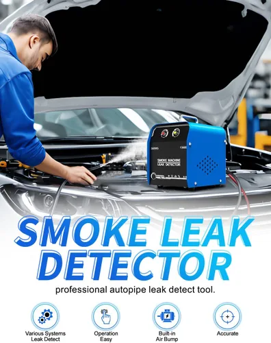 Miniatura 2 de Detector de fugas de máquina de humo automotriz - Probador de humo EVAP de vacío de 12 V CC con bomba de aire incorporada para sistemas de tuberías