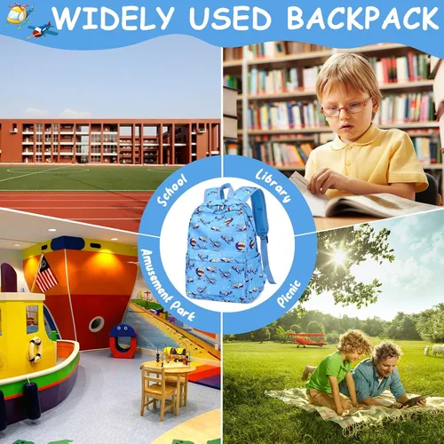 Miniatura 6 de CAMTOP Mochila preescolar para niños, mochila de jardín de infantes, mochila escolar, M