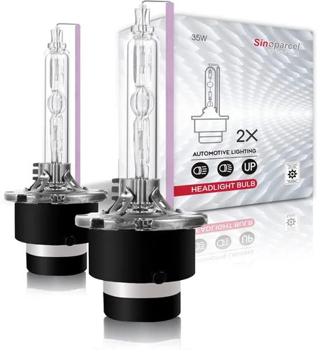 Miniatura 14 de Sinoparcel Bombilla HID de xenón D1S/D1R para faros delanteros – 8000 K 35 W haz alto y bajo 66144 66140 85140 85415, etc. Luces de repuesto