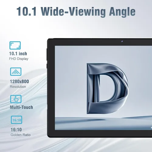 Miniatura 6 de DigiLand Tablet Android 15, Tablet Android de 10.1" con procesador Octa-core 6GB RAM+32GB ROM (Soporte Expand TF) Cámara frontal de 2MP/posterior